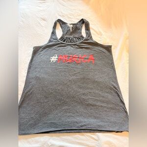 #Murica racerback cotton tank